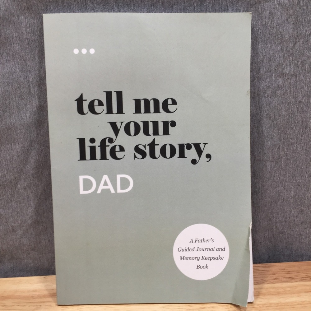 Tell‎ Me Your Life Story, DAD Guided Journal Memory Keepsake Book